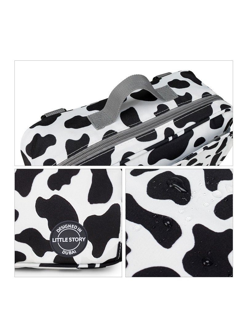 Little Story Baby Diaper Changing Clutch Kit With Detachable Shoulder Strap - White - Image 3