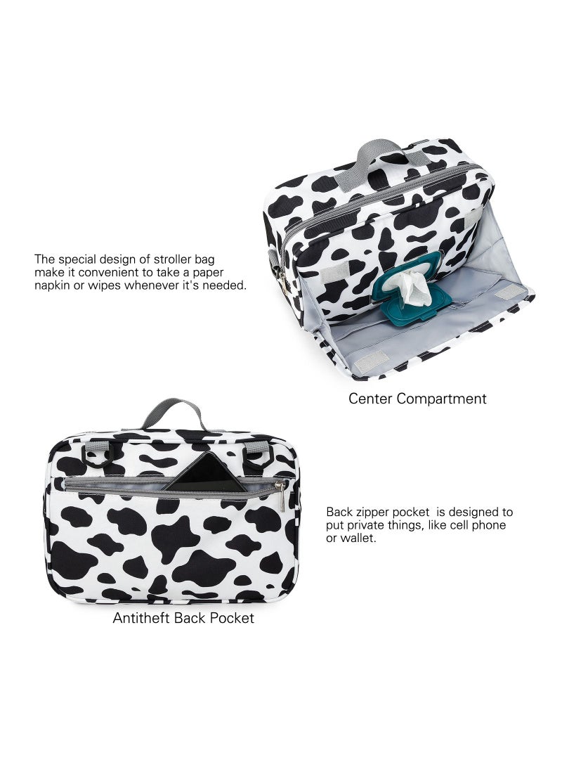 Little Story Baby Diaper Changing Clutch Kit With Detachable Shoulder Strap - White - Image 5