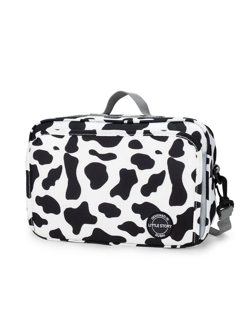 Little Story Baby Diaper Changing Clutch Kit With Detachable Shoulder Strap - White - Image 1