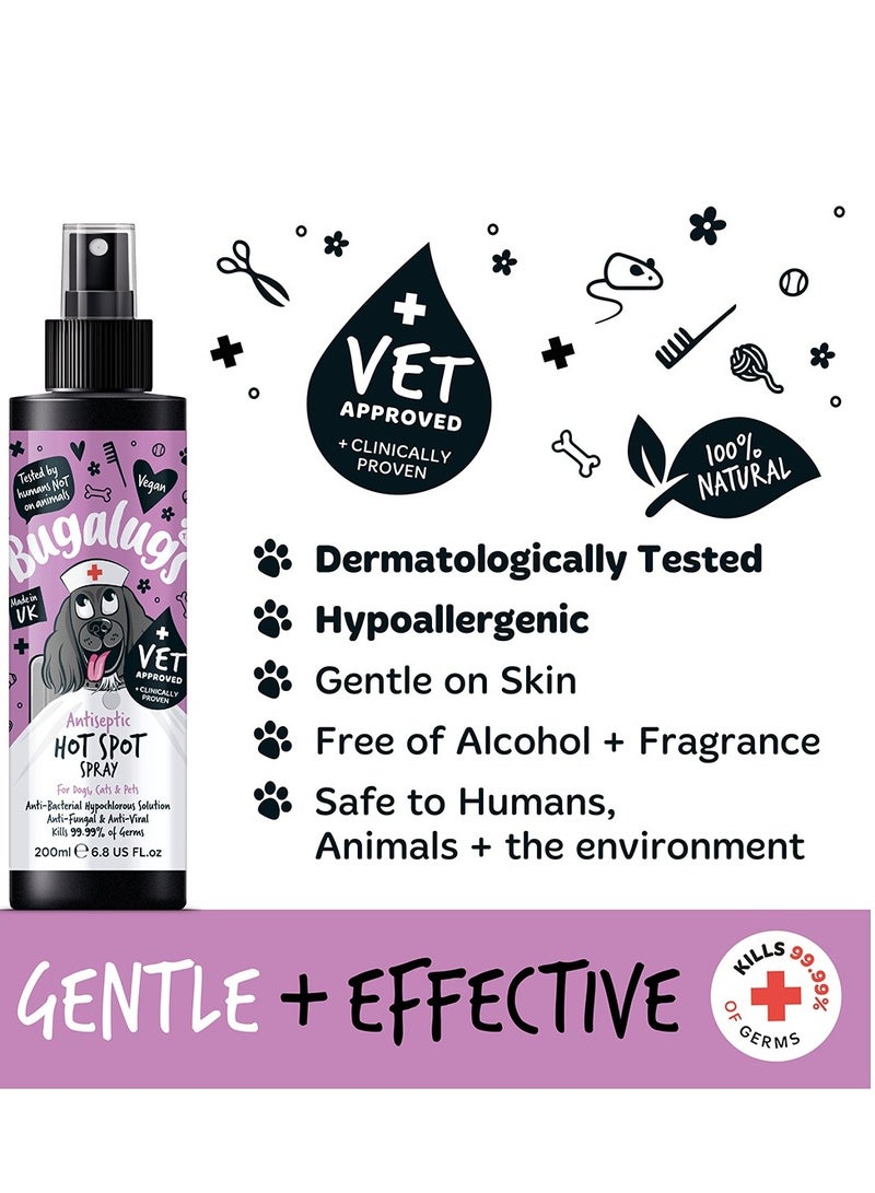 BUGALUGS Antiseptic Hot Spot Spray 200ml (6.8 Fl Oz) - Image 2