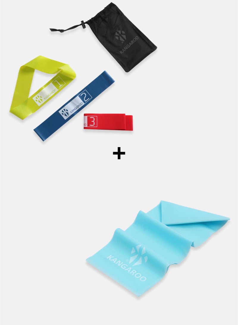 كانجرو مجموعة اشرطه للمقاومة و لعب اليوجا والبيلاتس - Image 1