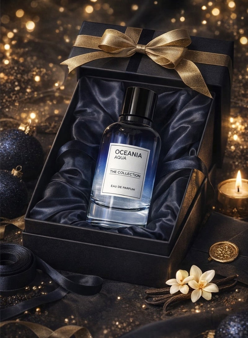 Orchid Oceania Aqua Pour Homme EDP 100ml – Fresh Spicy Woody Men’s Perfume with Ginger, Cardamom, Lavender, Leather & Vanilla - Image 5