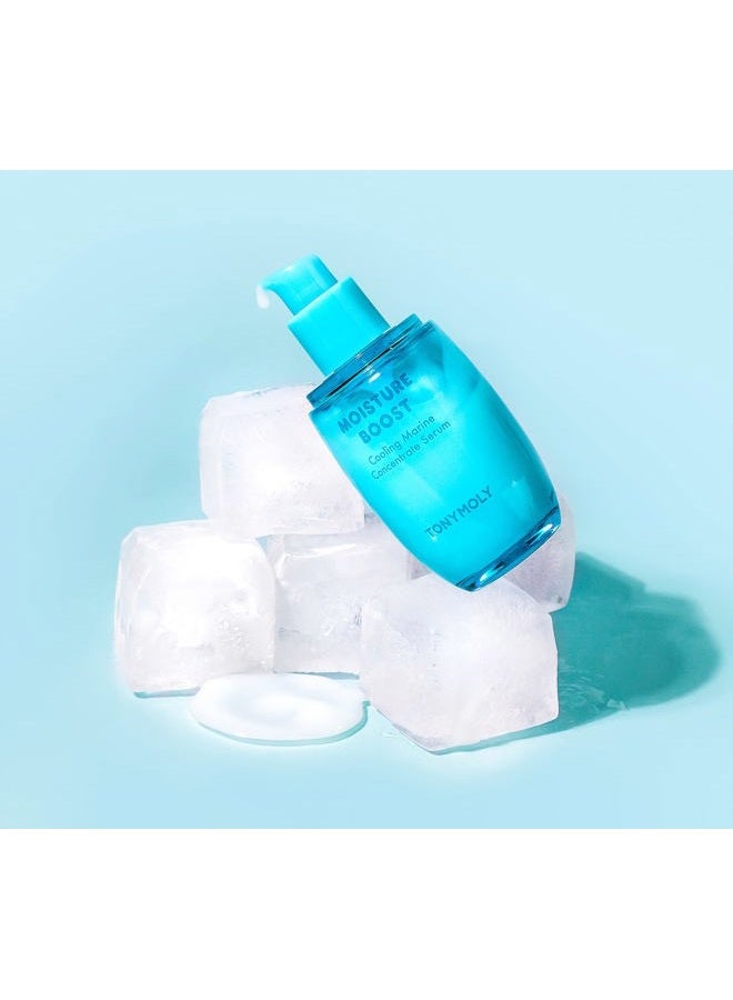 TONYMOLY Moisture Boost Serum, Cooling Marine Concentrate with Chlorella & Seaweed, Hydrating, Mosturizer, 3 oz. - Image 4