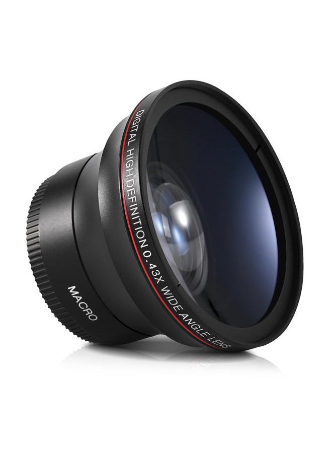 Lightdow Lightdow 58MM 0.43x High-Definition Wide Angle + Macro Lens Attachment for Canon EOS Cameras - Enhance Your Photography Creativity (φ58mm)  - Image 1