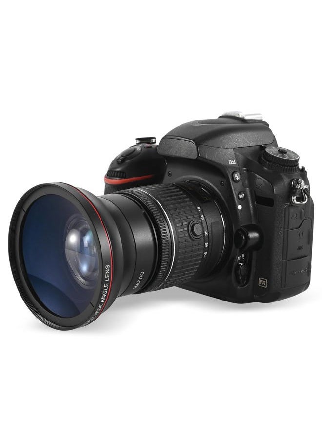 Lightdow - Lightdow 58MM 0.43x High-Definition Wide Angle + Macro Lens Attachment for Canon EOS Cameras - Enhance Your Photography Creativity (φ58mm) - Image 1