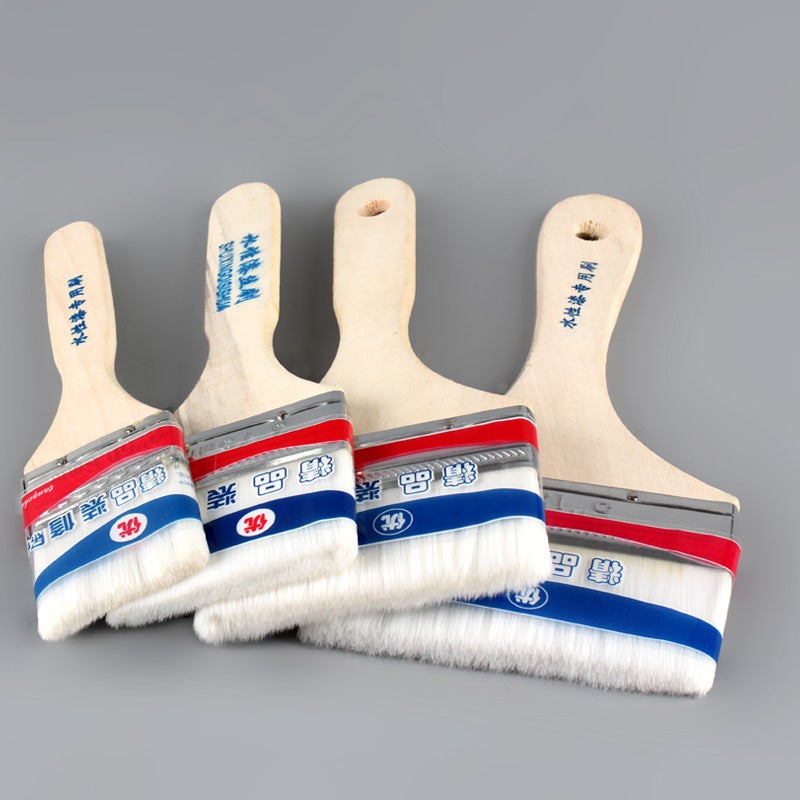 Water-Based Wool Brush Home Decoration Tools Latex Paint Brush Wood Handle Paint Grease Latex Paint Paint Brush Source Manufacturers - Image 5