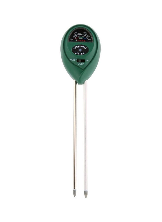 NIBEMINENT - 3-In-1 Soil Tester Green/Black/Silver - Image 1