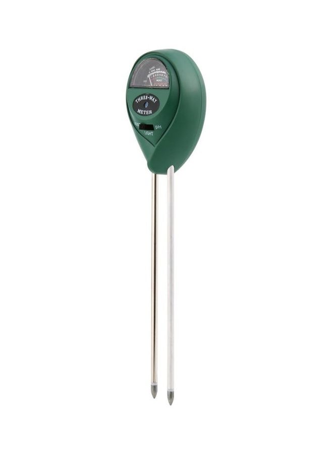 NIBEMINENT - 3-In-1 Soil Tester Green/Black/Silver - Image 1