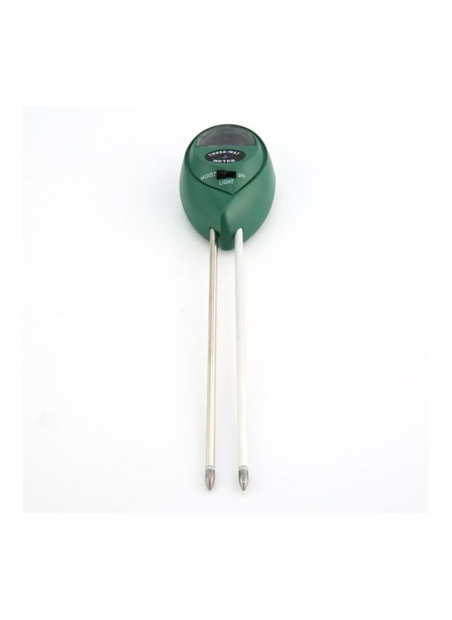 NIBEMINENT - 3-In-1 Soil Tester Green/Black/Silver - Image 1