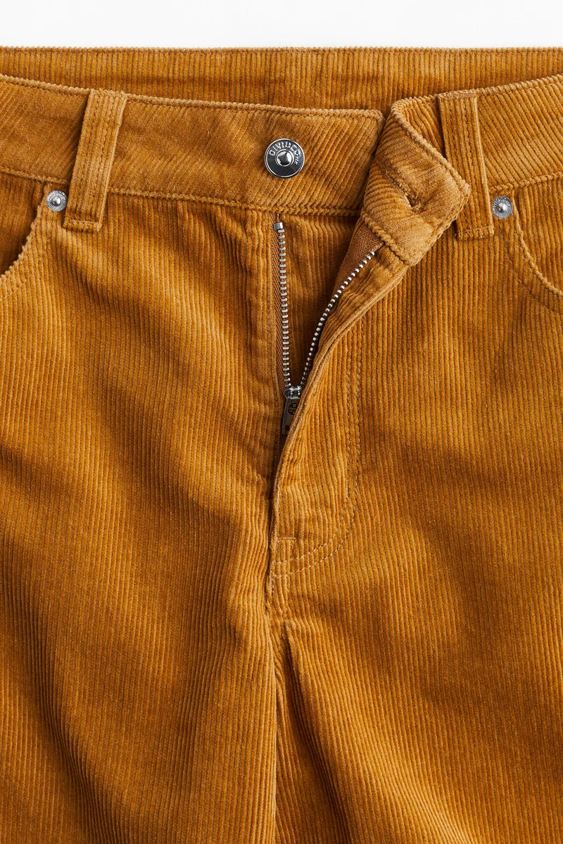 H&M Wide corduroy trousers