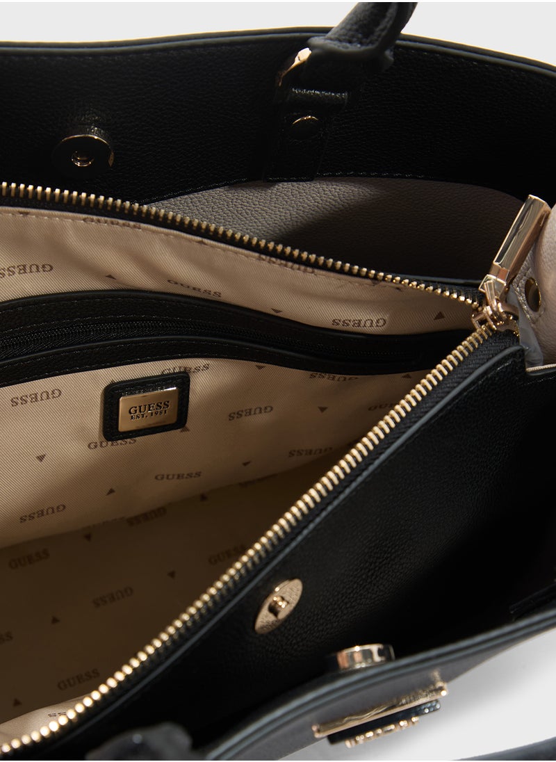 GUESS Meridian Girlfriend Satchel  - Image 5