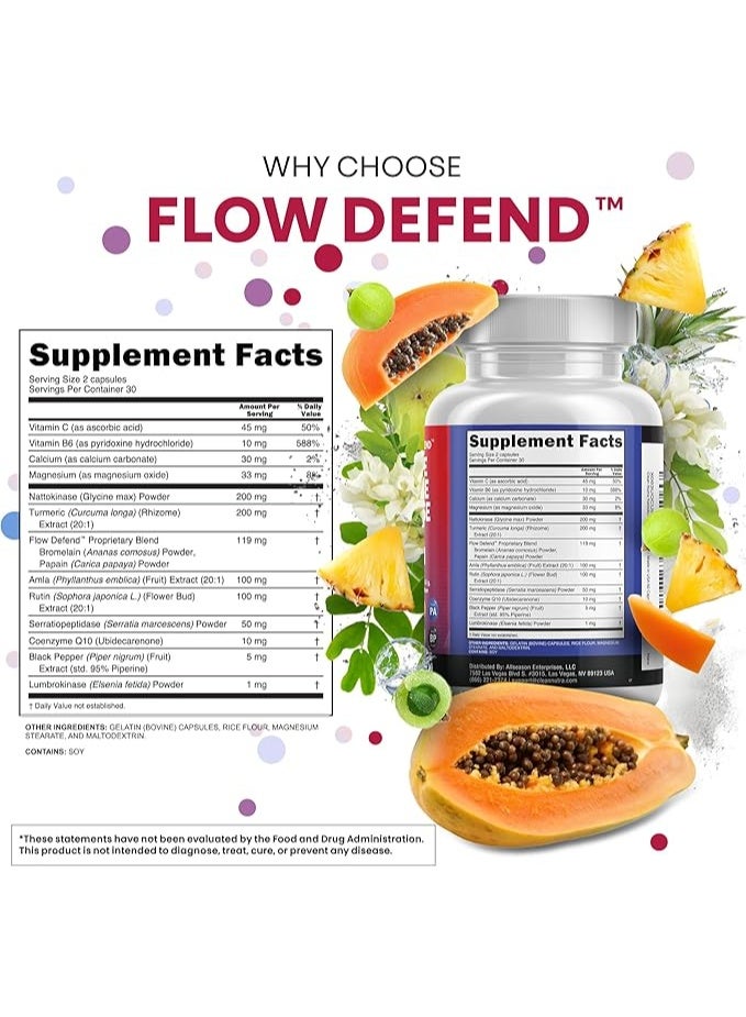 Clean Nutraceuticals lean Nutraceuticals Nattokinase 5000 FU Serrapeptase 120000 SPU Lumbrokinase Enzyme Supplement with Bromelain Papain Papaya Enzymes Rutin - Image 5