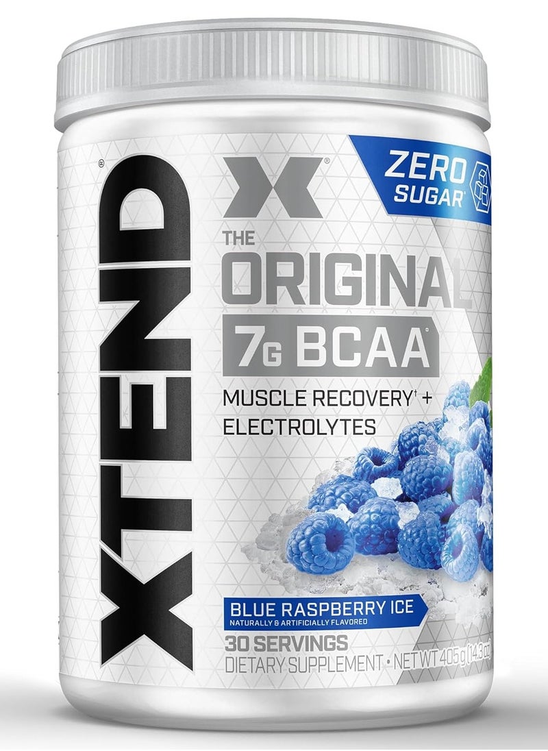 XTEND - Xtend Original 7g BCAA 444g Blue Raspberry Ice Flavor 30 Serving - Image 1