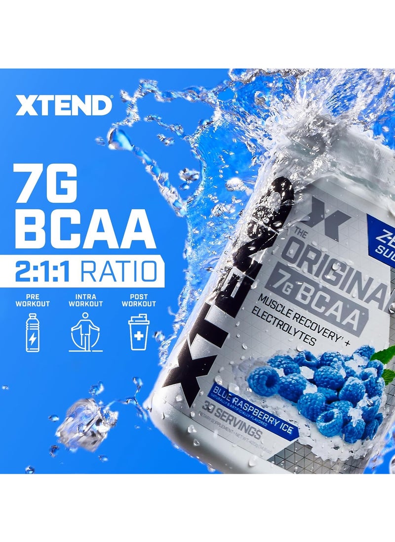 XTEND - Xtend Original 7g BCAA 444g Blue Raspberry Ice Flavor 30 Serving - Image 1