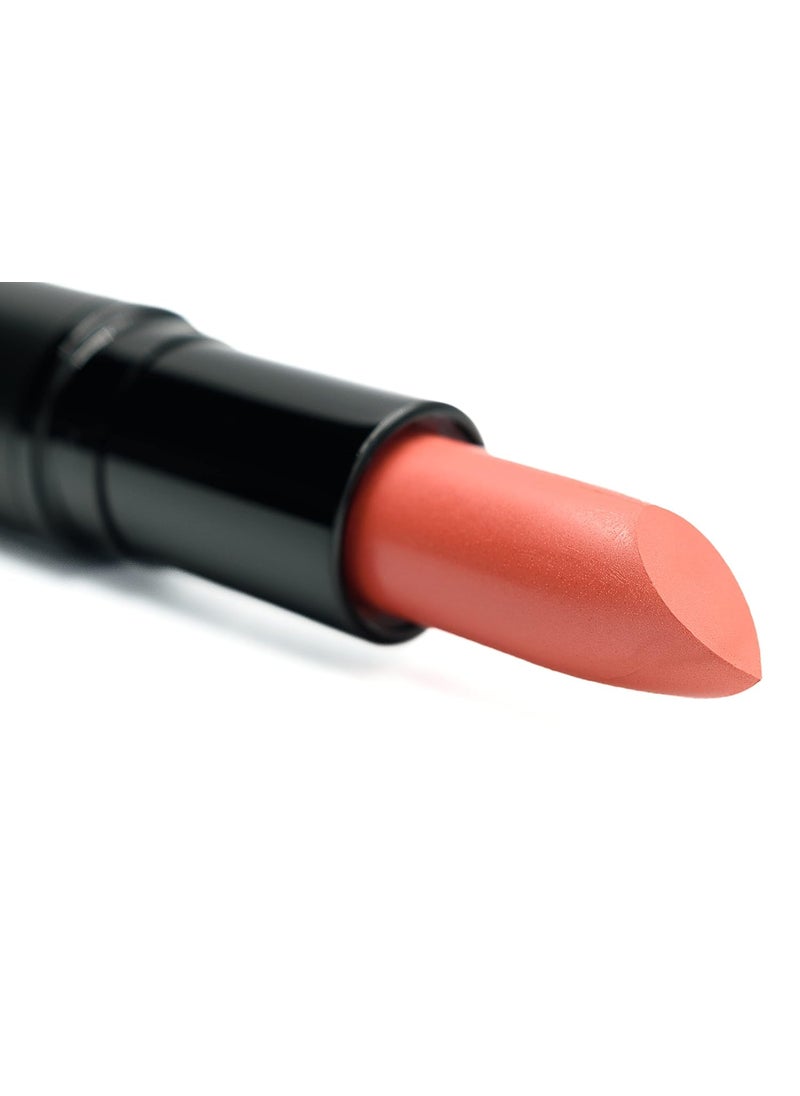 Pure Ziva Persimmon Peach Pink Bright Coral Ultra Matte Lipstick Lip Color Moisturizing Paraben, Cruelty & Lanolin Free 