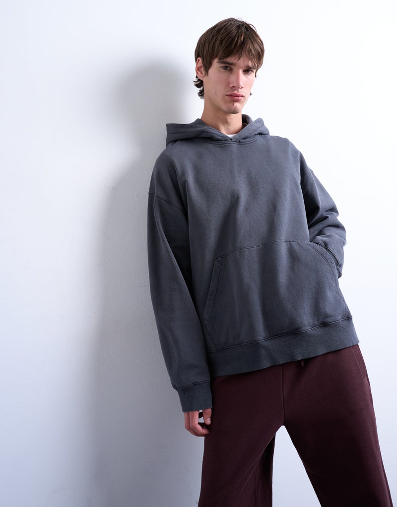 TOPMAN Oversized Fit In Washed Hoodie - Image 3