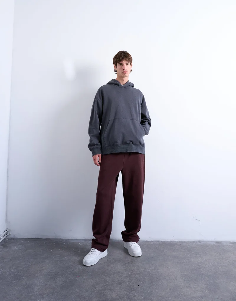 TOPMAN Oversized Fit In Washed Hoodie