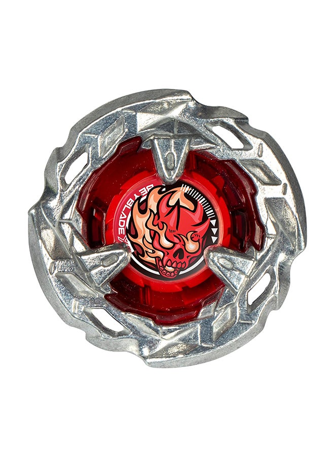 BeyBlade X Launcher Scythe Incendio 4-60T Starter Pack Top & Launcher, Easy Grip, Battle Top Toy, Bey Toy for 8+ Year Old Boys Girls, Authentic Die-cast Metal Parts, Powerful Attacks - Image 3