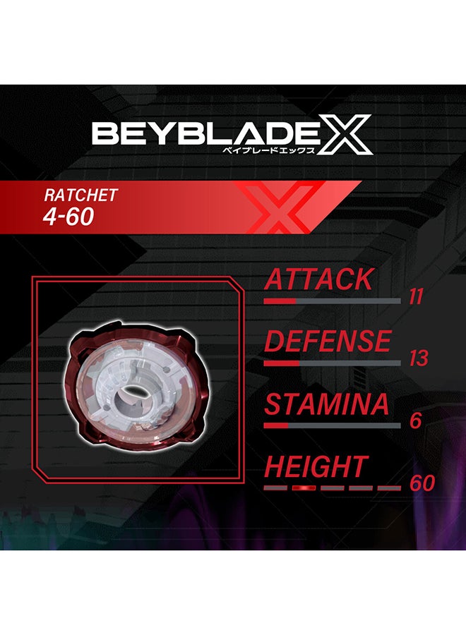 BeyBlade X Launcher Scythe Incendio 4-60T Starter Pack Top & Launcher, Easy Grip, Battle Top Toy, Bey Toy for 8+ Year Old Boys Girls, Authentic Die-cast Metal Parts, Powerful Attacks - Image 5