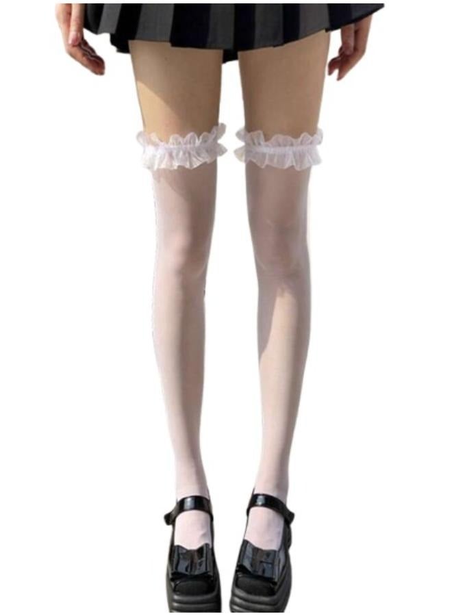 Women's Knee-Length Lace-Up Stocking