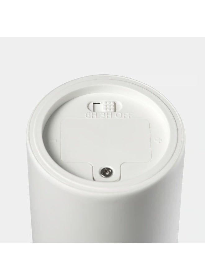 شمعة عمود LED، تعمل بالبطارية، بيضاء، 14 سم - Image 4