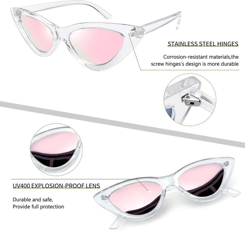 Joopin Polarized Cat Eye Sunglasses for Women Vintage Cateye Sun Glasses UV400 Protection - Image 5