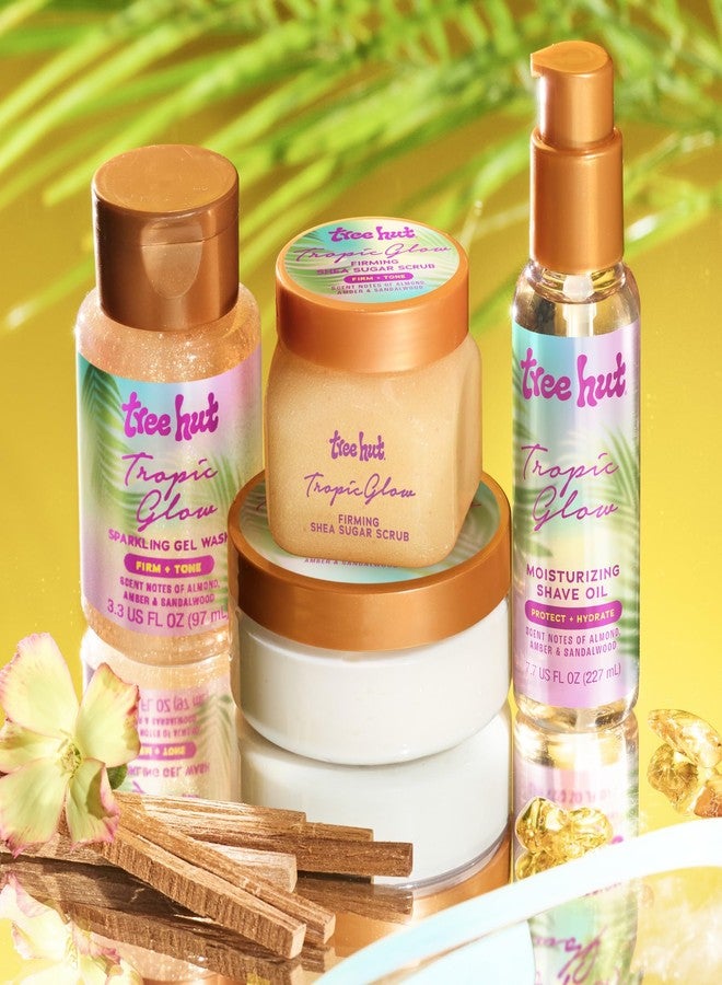Tree Hut Mini Tropic Glow Everything Shower Gift Set, Mothers Day Gifts, Exfoliating Sugar Scrub, Foaming Gel Wash & Whipped Body Butter, Hydrating Self-Care Kit for Soft, Glowing Skin - Image 5
