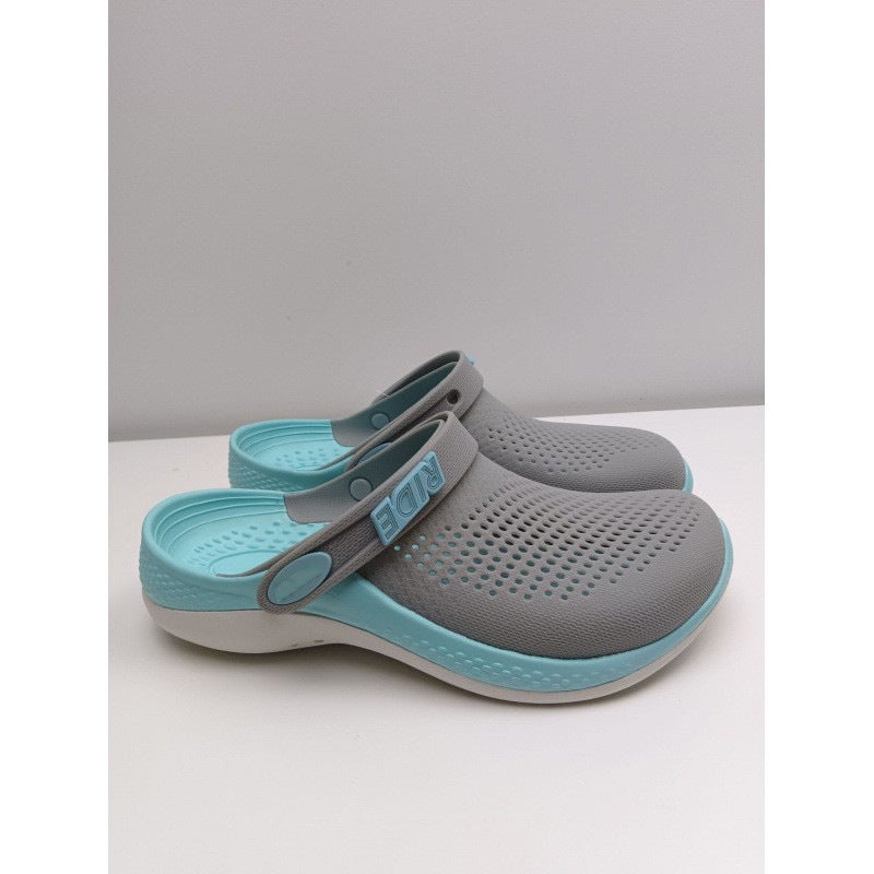 Unisex Lightweight EVA Slip-On Beach Sandals with Closed Toe and Non-Slip Sole - Image 1