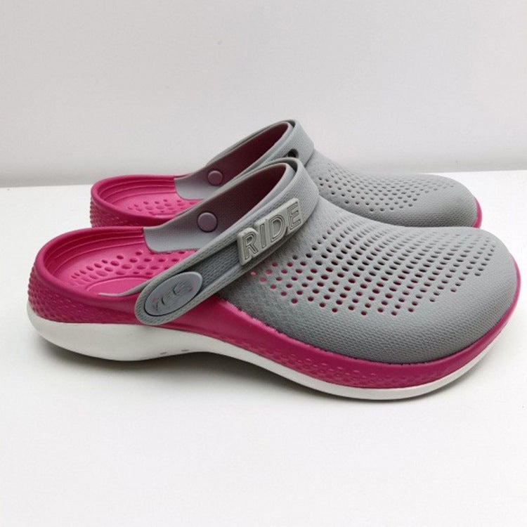 Unisex Lightweight EVA Slip-On Beach Sandals with Closed Toe and Non-Slip Sole - Image 3