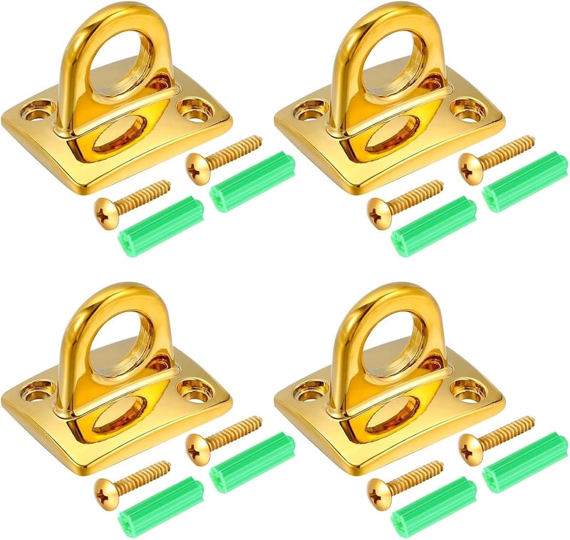 Guojiang Pack of 2 Wall Plate Hanging Circles Hooks for VIP Rope Barriers Decorative Wall Hook Zincs Alloy Hangers - Image 3