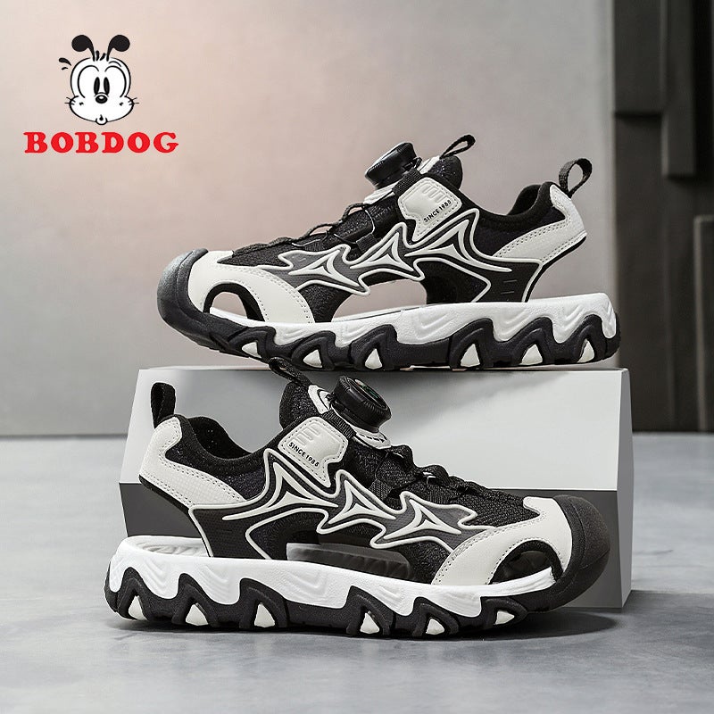 Babudou Boys' Baotou Sandals Summer Style Medium And Large Children'S Girls' Children'S Shoes Sports Beach Shoes - Image 3
