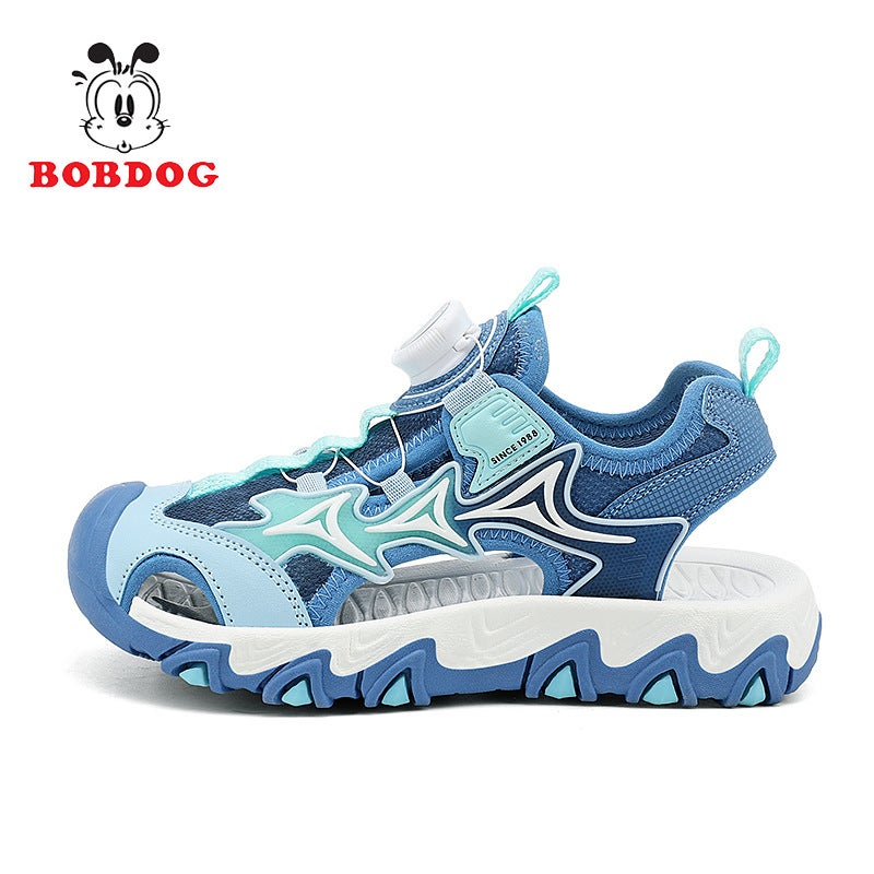 Babudou Boys' Baotou Sandals Summer Style Medium And Large Children'S Girls' Children'S Shoes Sports Beach Shoes - Image 1