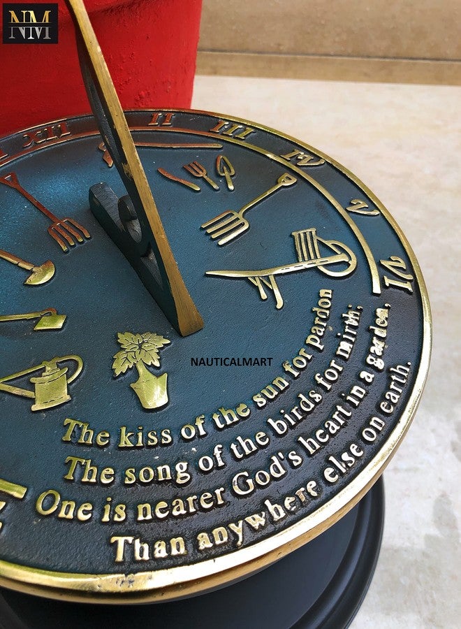 NauticalMart Brass Sundial Kiss of The Sun - Image 4
