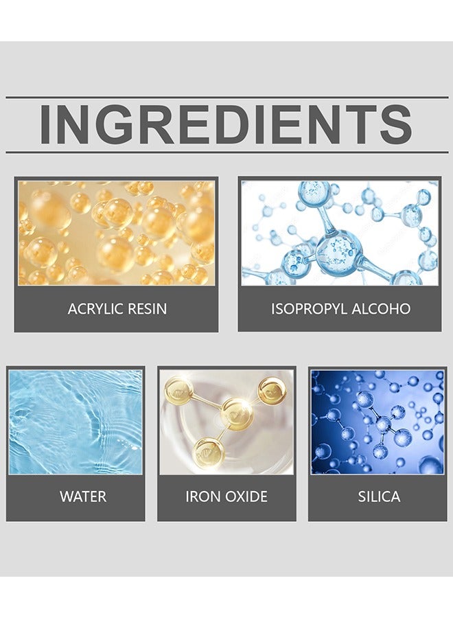 Homonth Touch Up Paint For Cars, Automotive Paint, 2 in 1 Car Touch Up Paint Erase Car Scratches Pen For Vehicles, Quick And Easy To Repair Universal Car Paint (White) - Image 3