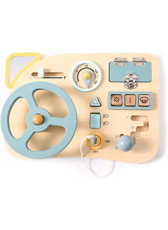 Educational Toys Early Education Steering Wheel Simulation Driving Board Children Play House Learning To Drive Educational Toys Baby Thinking Training Enlightenment Toys - Image 1