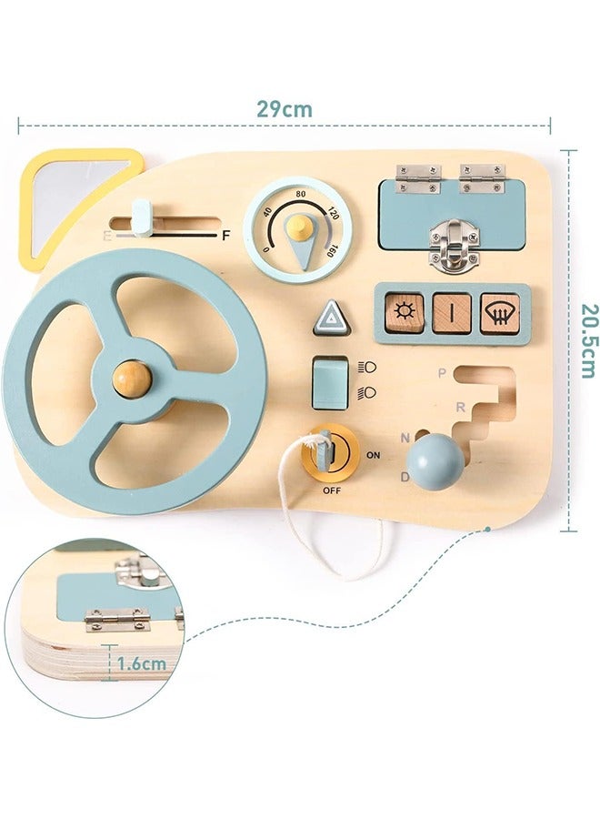 Educational Toys Early Education Steering Wheel Simulation Driving Board Children Play House Learning To Drive Educational Toys Baby Thinking Training Enlightenment Toys - Image 2