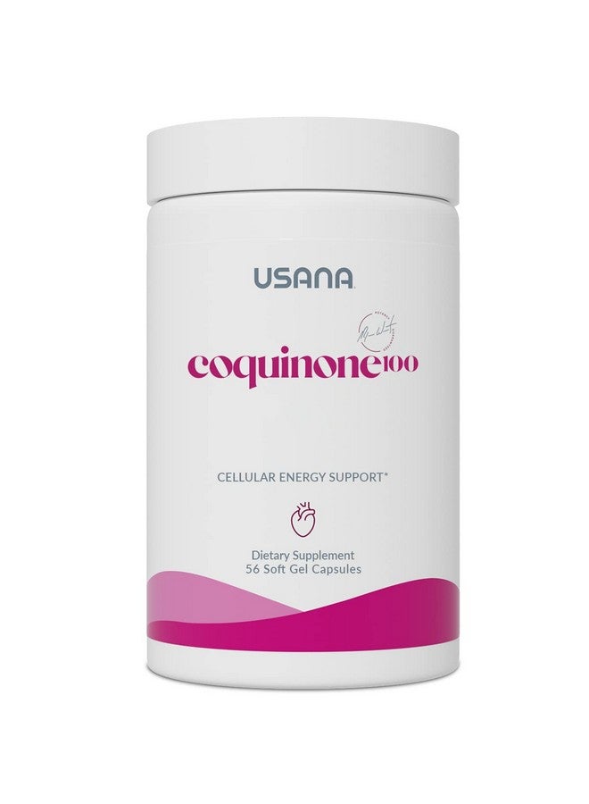 USANA يوسانا كوكوينون 100 مكمل كوانزيم كيو 10 مع حمض ألفا ليبويك لدعم صحة القلب* - 56 كبسولة لينة - إمداد لمدة 28 يومًا - Image 1