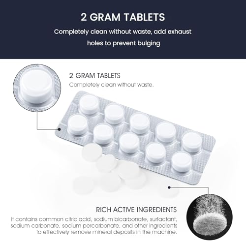 possiave Espresso Machine Cleaning Tablets and Filters for Breville Espresso Machines (10 Tablets + 12 Filters) - 2 Gram Cleaning Tablets & Replacement Water Filter - Espresso Cleaner Accessories - Image 4
