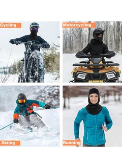 CMGTYYD 2 PCS Winter Balaclava Ski Mask for Men & Women, Windproof Face Mask Warm Hood for Cold Weather Sking Snowboarding Bicycle Outdoor Sports  - Image 4