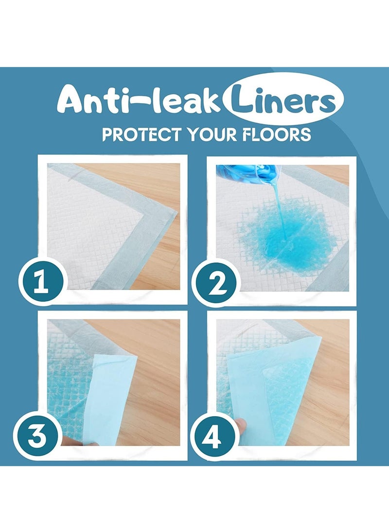 TYCOM Dog and Puppy Training Pads 20 Pack Disposable Dog Pee Pads Ultra Absorbent and Leak Proof Pet Underpads Dry Quickly Pee Pad for Dog Cats Rabbits or Other House Training Pets 60 By 90 CM. - Image 3