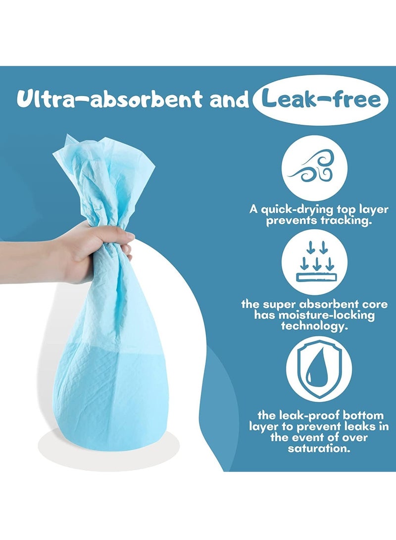 TYCOM Dog and Puppy Training Pads 20 Pack Disposable Dog Pee Pads Ultra Absorbent and Leak Proof Pet Underpads Dry Quickly Pee Pad for Dog Cats Rabbits or Other House Training Pets 60 By 90 CM. - Image 4