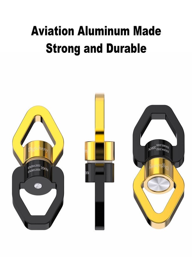 Digtichnny 35KN Swing Swivel, Spinner for Indoor Outdoor Swings, Black Gold - Image 5
