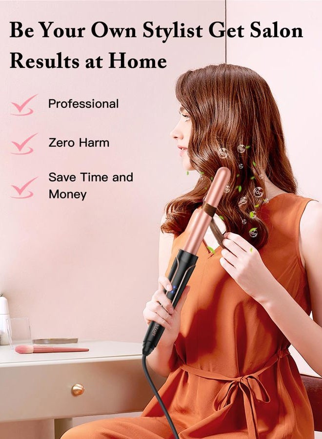 BESTOPE PRO Waver Curling Iron Wand, BESTOPE PRO 5 in 1 Curling Wand Set with 3 Barrel Hair Crimper for Women, Fast Heating Hair Wand Curler in All Hair Type - Image 4