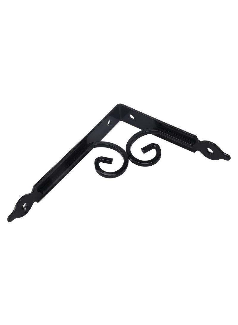 LAWAZIM Shelf Bracket Black |Shelf Brackets & Suppot|L Shelf Brackets|Shelf Support Angle Brackets|Floating Shelf Brackets |Corner Brace Joint  - Image 4