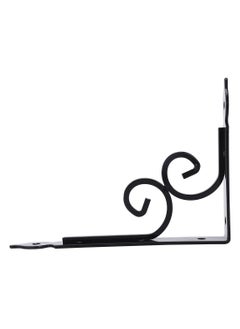 LAWAZIM Shelf Bracket Black |Shelf Brackets & Suppot|L Shelf Brackets|Shelf Support Angle Brackets|Floating Shelf Brackets |Corner Brace Joint  - Image 3