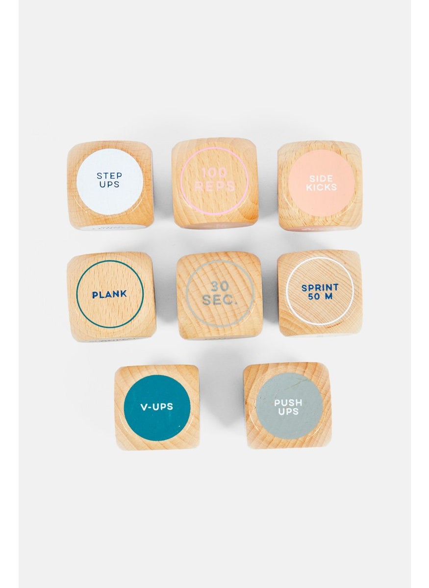 Tchibo Workout Dice Set , Tan Combo  - Image 1