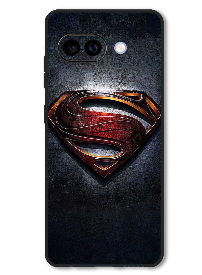 Theodor Case Compatible with Google Pixel 9A Protection Shockproof Bumper Cover Supe Man - Image 1