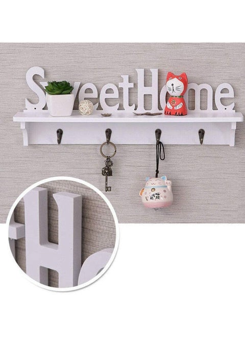 Key Holder Sweet Home Key Hanger For Wall Decoration Coat Hanger Sweet Home Sign Key Hanger For Wall Key Hooks For Office Key Rack Organizer