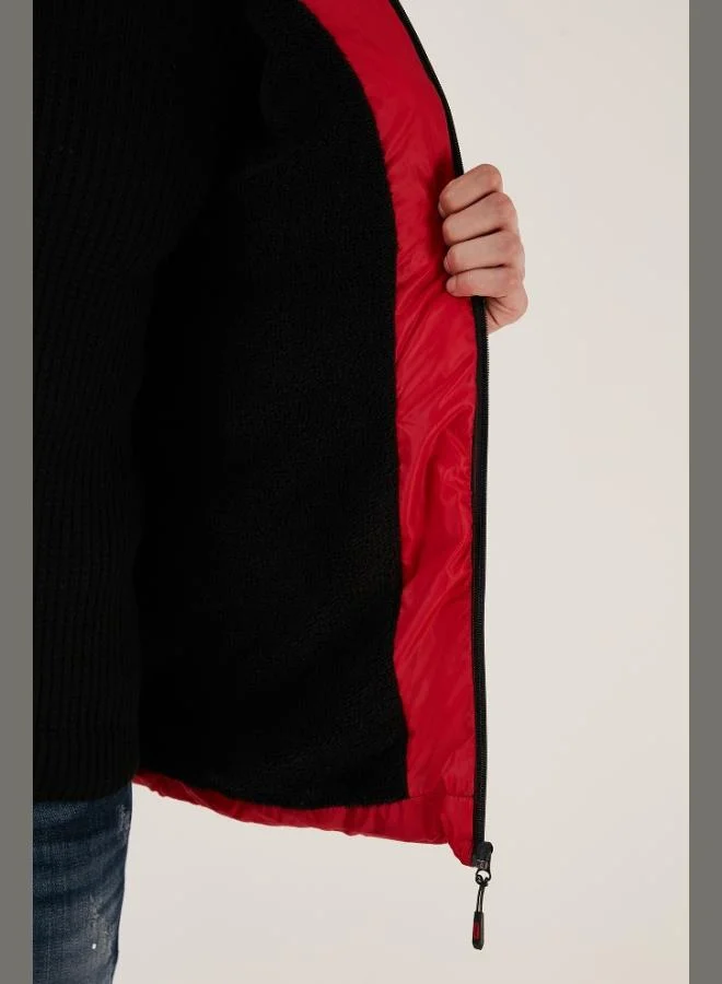 Buratti  Buratti Plush Lined Hooded Zippered Slim Fit Puffer Jacket Men's COAT 5762010 for Men | Best Price UAE