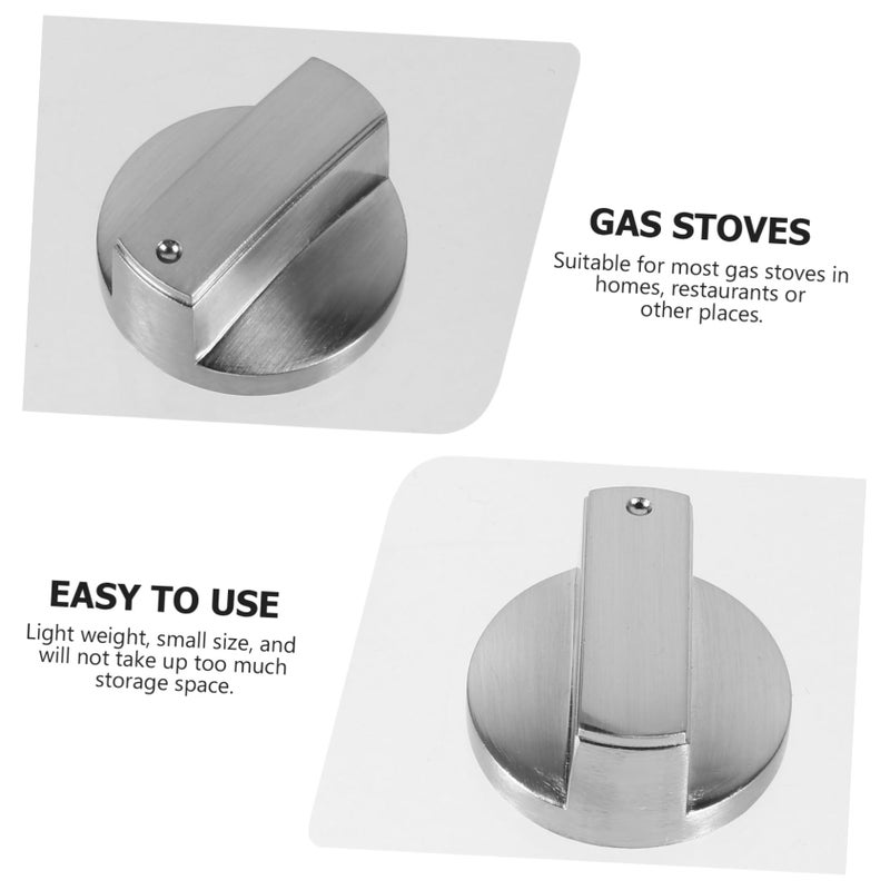 Stainless Steel Gas Stove Knobs Replacement Set of 15 Easy to Install - Image 4